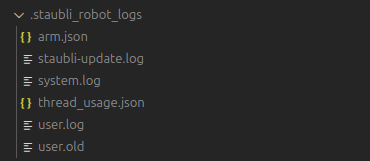 Download robot logs